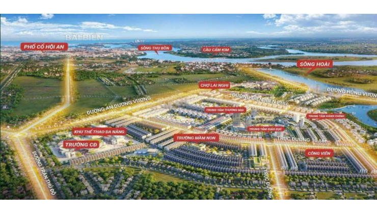 Bán đất tại Trần Thủ Độ, Điện Nam Đông, Điện Bàn, Quảng Nam, 16 triệu / m2, DT 126 m2